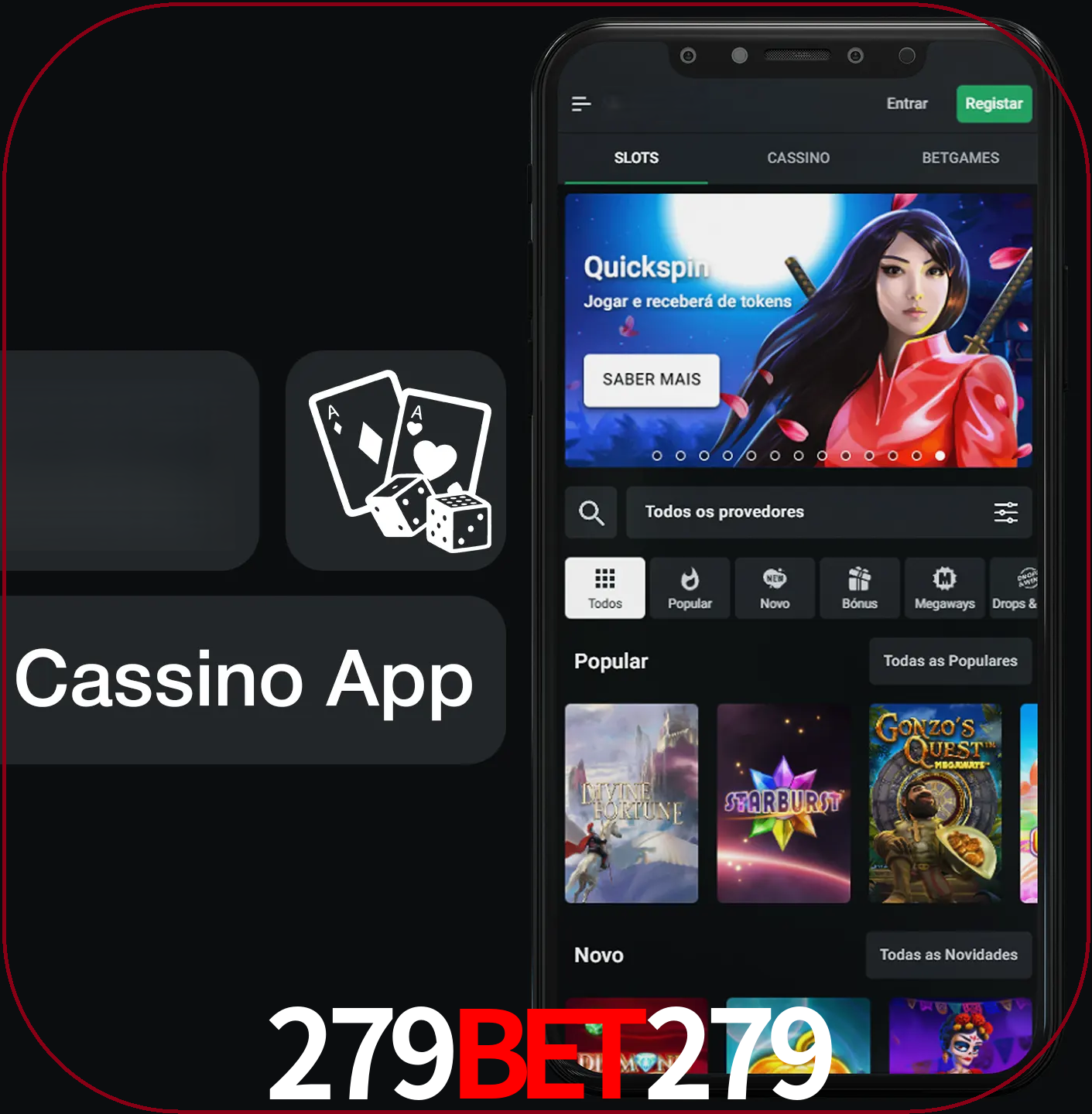 Jogue jogos de cassino e ganhe.